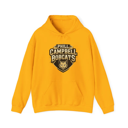 Adult Hoodie Sweatshirt \ Phill Campbell Bobcats \ PCB1