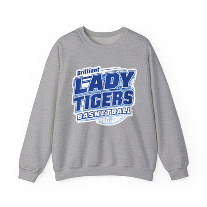 Adult Crewneck Sweatshirt \ Brilliant Tigers Basketball \ BTBKG2