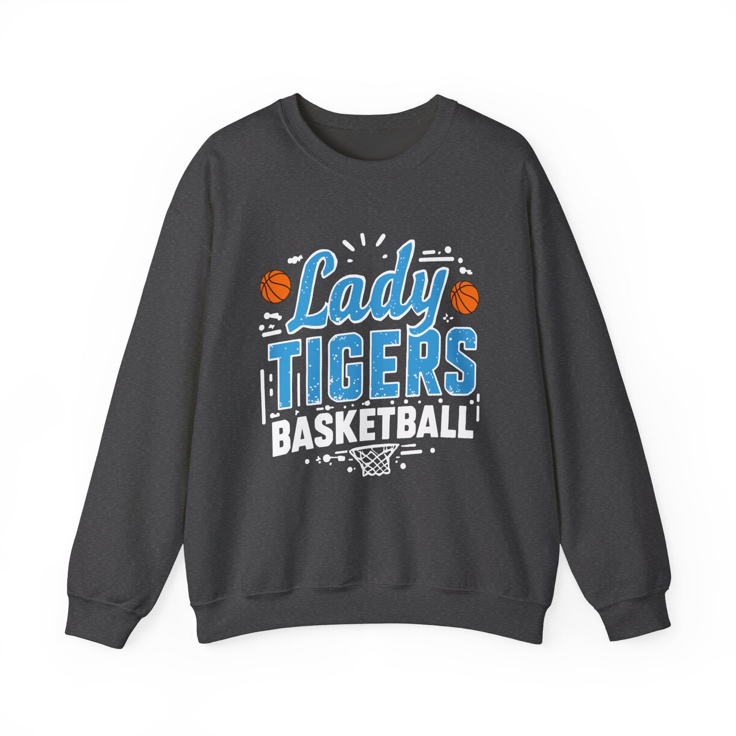 Adult Crewneck Sweatshirt \ Brilliant Tigers Basketball \ BTBKG1