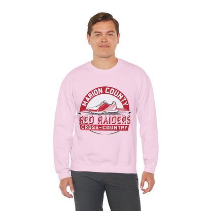 Adult Crewneck Sweatshirt \ Marion County Red Raiders Cross-Country \ MCCC1