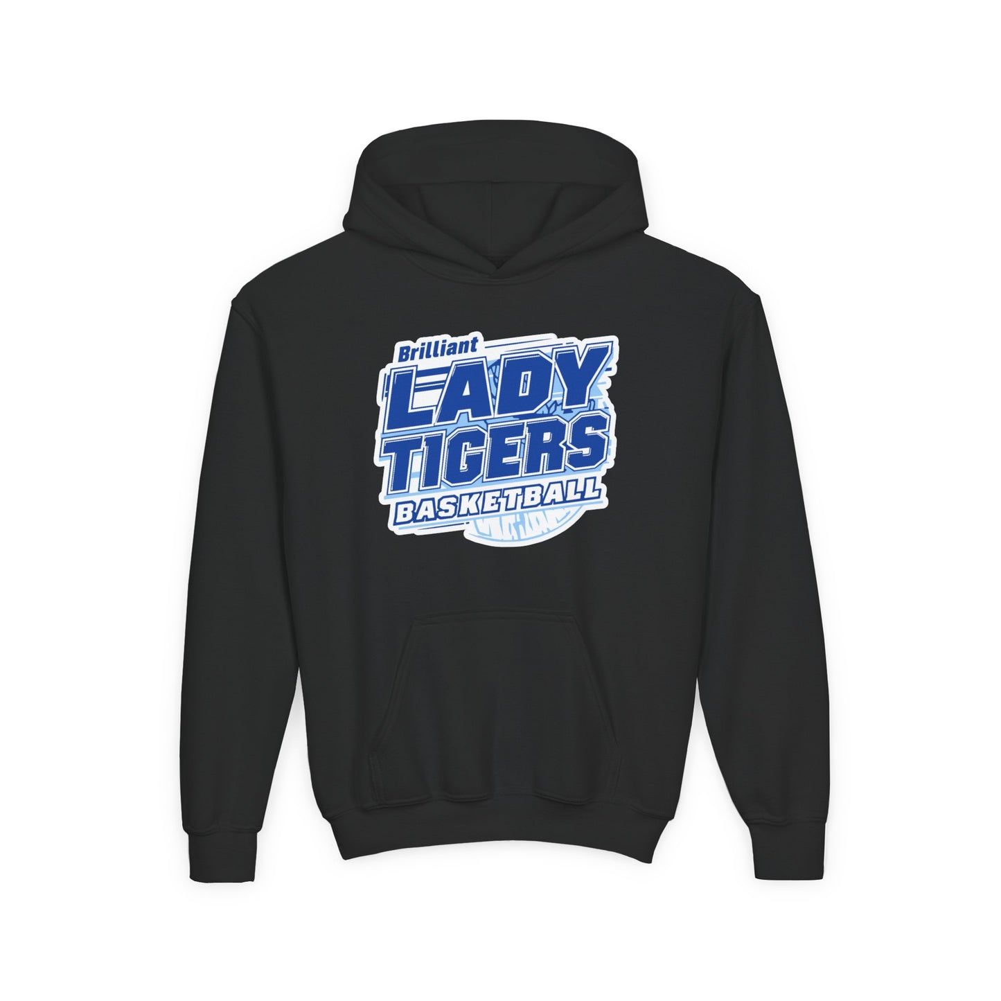 Youth Hoodie Sweatshirt \ Brilliant Tigers Basketball \ BTBKG2