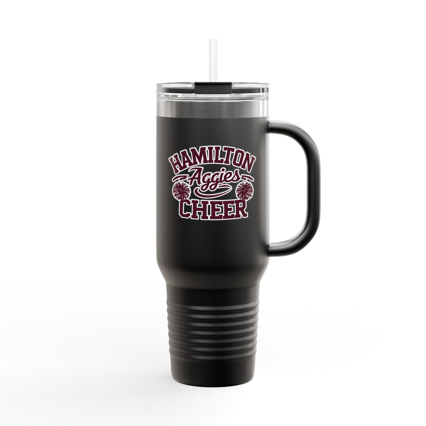 40oz Insulated Tumbler \ Hamilton Aggies Cheer \ Style HAC2