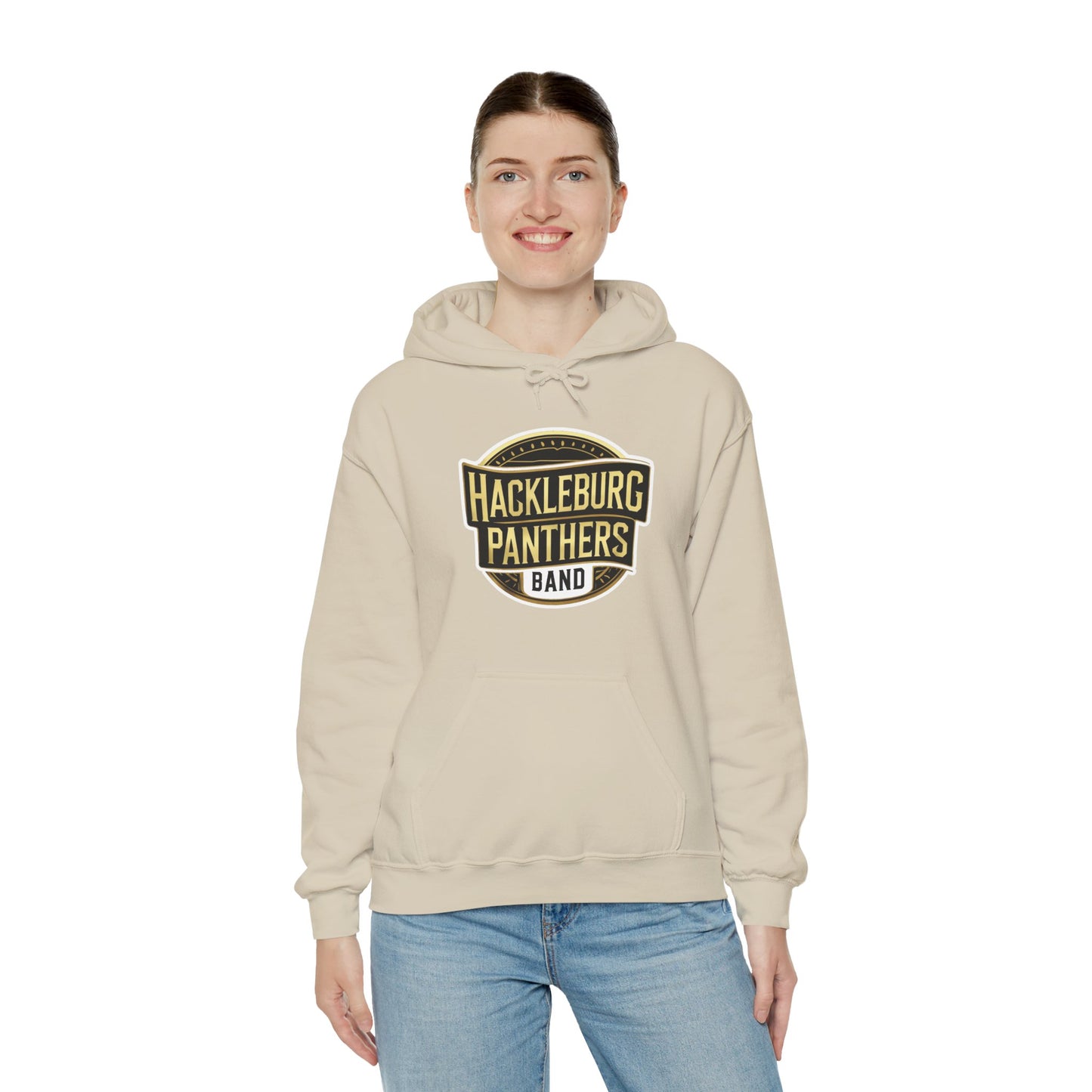 Adult Hoodie Sweatshirt \ Hackleburg Panthers Band \ HPB2