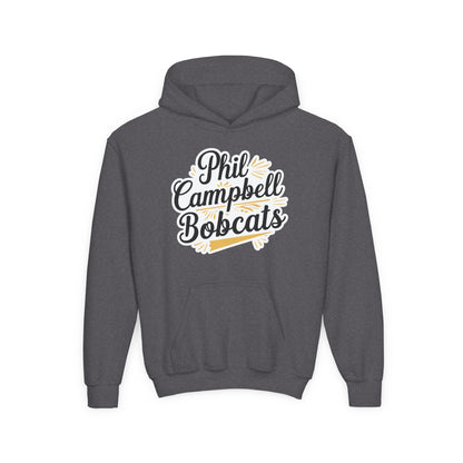 Youth Hoodie Sweatshirt \ Phil Campbell Bobcats \ PCBG2