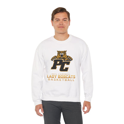 Adult Crewneck Sweatshirt \ Phil Campbell Bobcats Basketball \ PCBBKG1