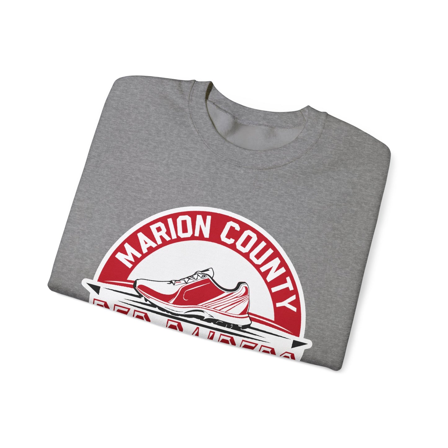 Adult Crewneck Sweatshirt \ Marion County Red Raiders Cross-Country \ MCCC1