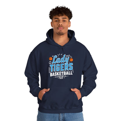 Adult Hoodie Sweatshirt \ Brilliant Tigers Basketball \ BTBKG1