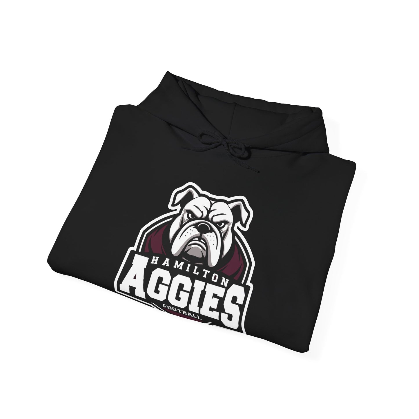 Adult Hoodie Sweatshirt \ Hamilton Aggies Football \ HAF2