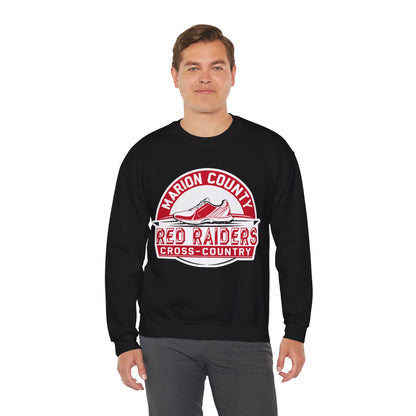 Adult Crewneck Sweatshirt \ Marion County Red Raiders Cross-Country \ MCCC1