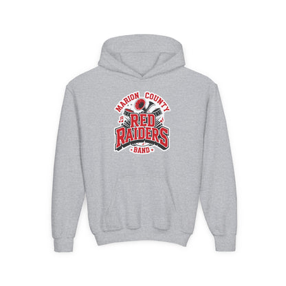 Youth Hoodie Sweatshirt \ Marion County Red Raiders Band \ MCB2