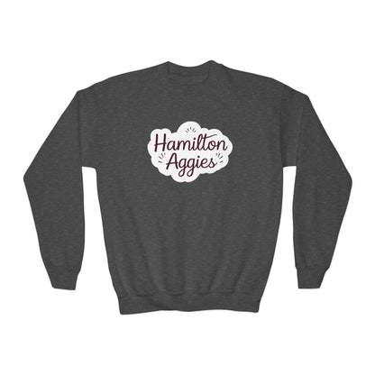 Youth Crewneck Sweatshirt \ Hamilton Aggies \ HAG1