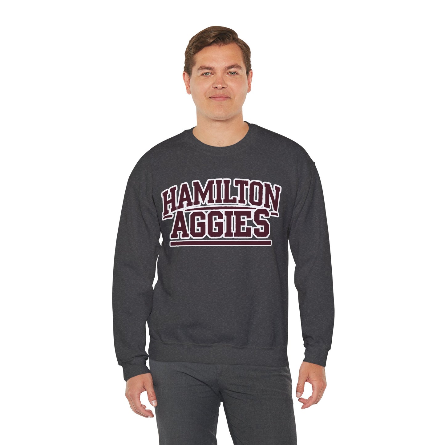 Adult Crewneck Sweatshirt \ Hamilton Aggies \ HA2