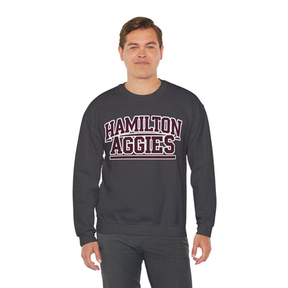 Adult Crewneck Sweatshirt \ Hamilton Aggies \ HA2