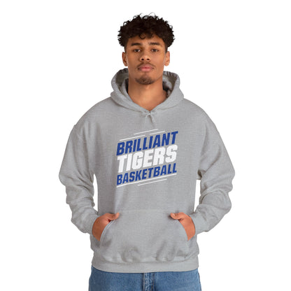 Adult Hoodie Sweatshirt \ Brilliant Tigers Basketball \ BTBK2
