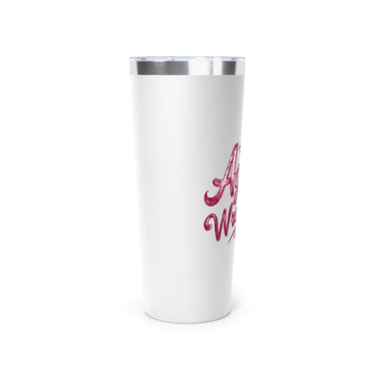 22oz Copper Insulated Tumbler \ Hamilton Aggies Wrestling \ HAWG2