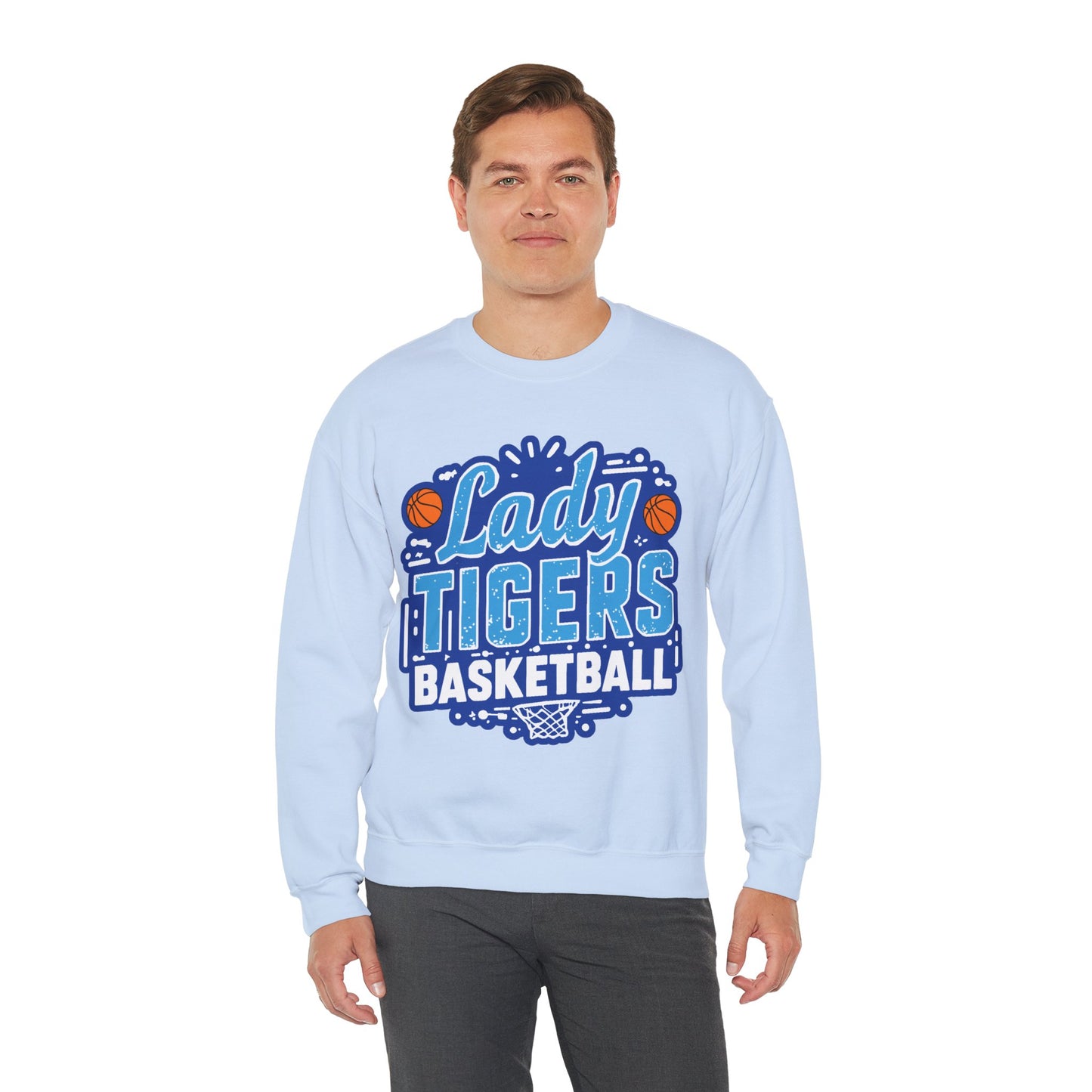 Adult Crewneck Sweatshirt \ Brilliant Tigers Basketball \ BTBKG1