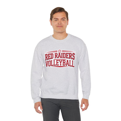 Adult Crewneck Sweatshirt \ Marion County Red Raiders Volleyball \ MCV2