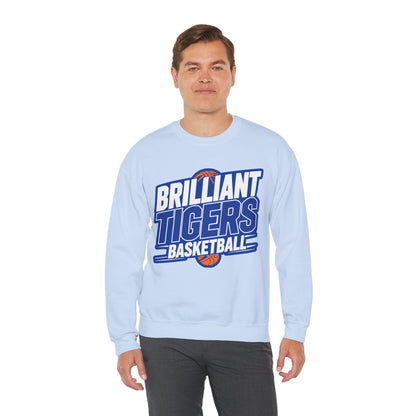 Adult Crewneck Sweatshirt \ Brilliant Tigers Basketball \ BTBK1