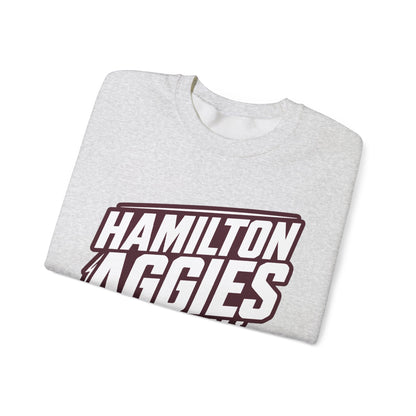 Adult Crewneck Sweatshirt \ Hamilton Aggies Basketball \ HABK2