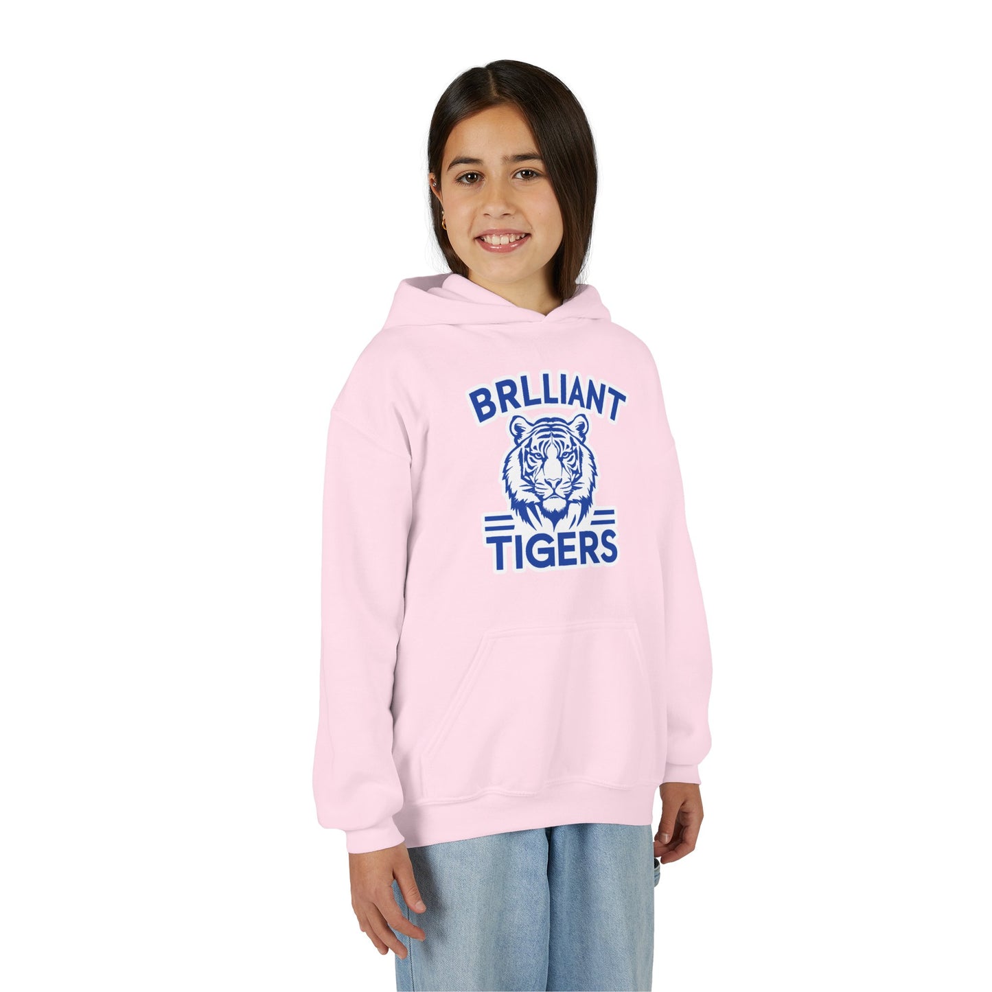 Youth Hooded Sweatshirt \ Brilliant Tigers \ BT1