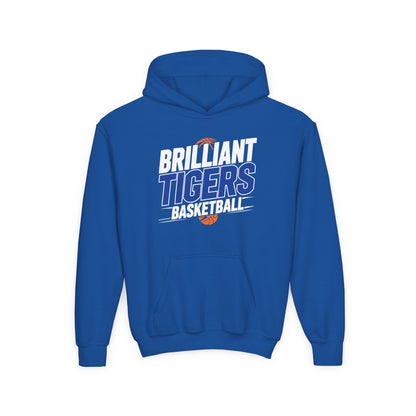 Youth Hoodie Sweatshirt \ Brilliant Tigers Basketball \ BTBK1