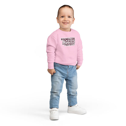 Toddler Crewneck Sweatshirt \ Hamilton Aggies Football \ HAF1
