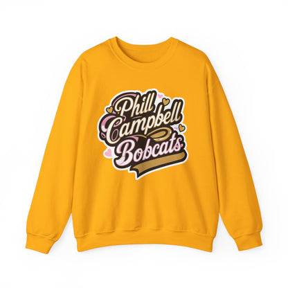 Adult Crewneck Sweatshirt \ Phill Campbell Bobcats \ PCBG1