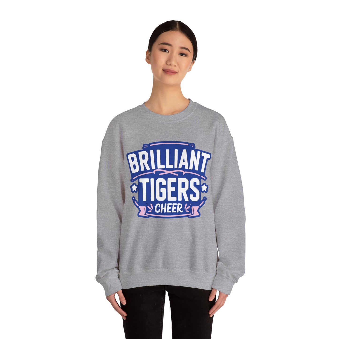 Adult Crewneck Sweatshirt \ Brilliant Tigers Cheer \ BTC2