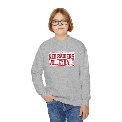 Youth Crewneck Sweatshirt \ Marion County Red Raiders Volleyball \ MCV2