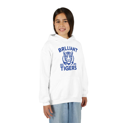 Youth Hooded Sweatshirt \ Brilliant Tigers \ BT1
