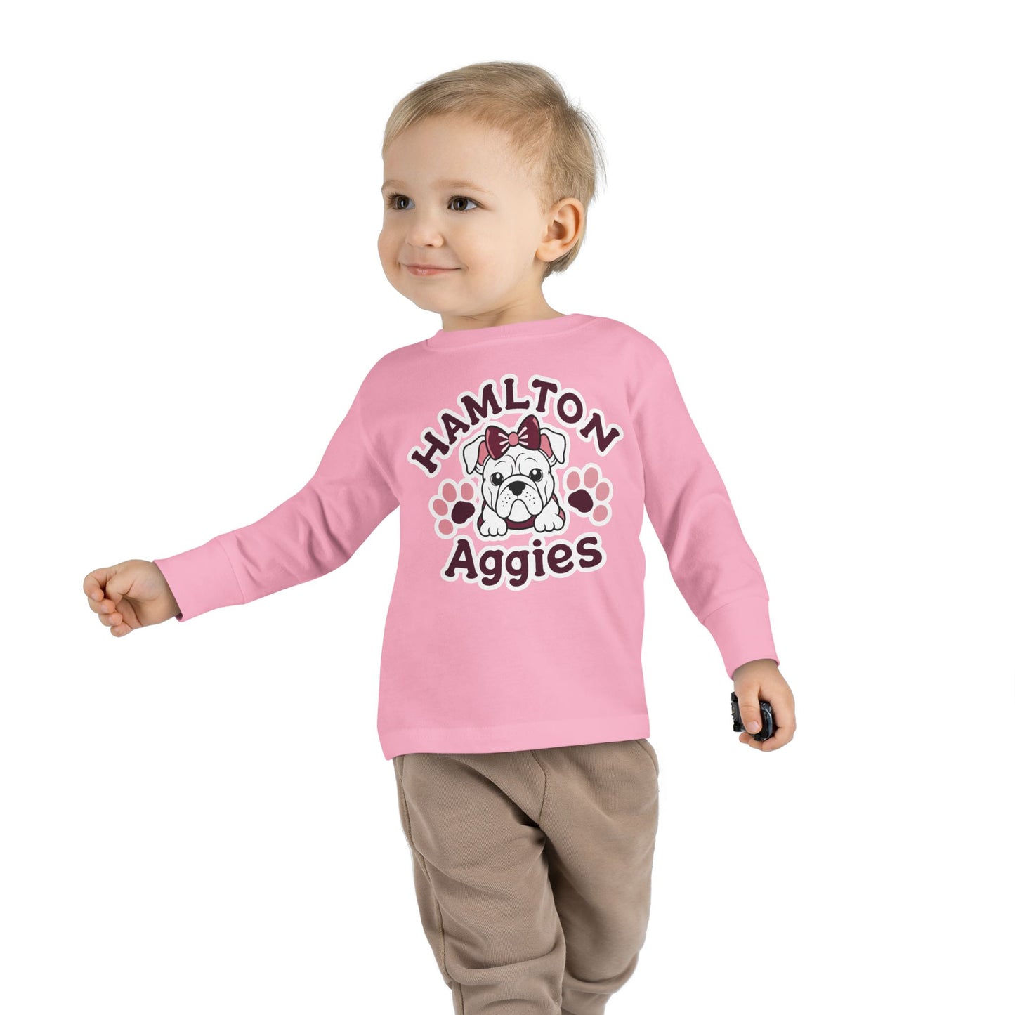 Toddler Long Sleeve Tee \ Hamilton Aggies \ HAG3
