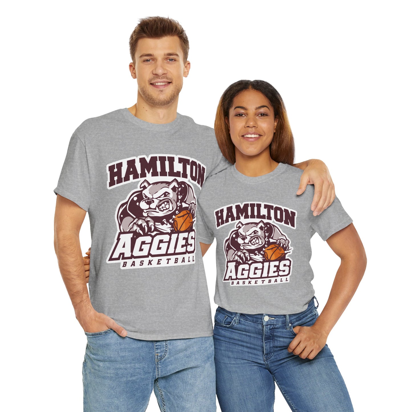 Adult Tee \ Hamilton Aggies Basketball \ HABB1