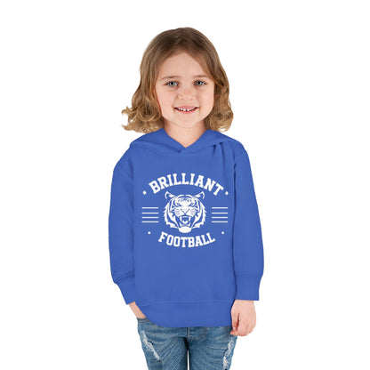 Toddler Hoodie Sweatshirt \ Brilliant Tigers Football \ BTF2