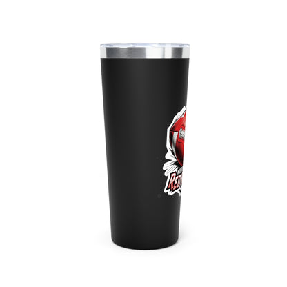 22oz Copper Insulated Tumbler \ Marion County Red Raiders Football \ MCF1