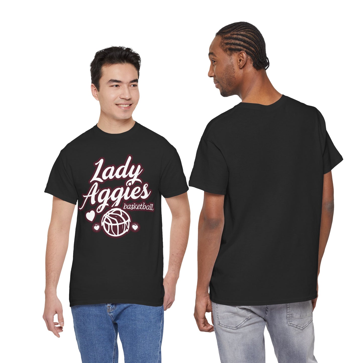 Adult Tee \ Hamilton Aggies Basketball \ HABKG2