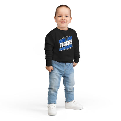 Toddler Crewneck Sweatshirt \ Brilliant Tigers Basketball \ BTBK2