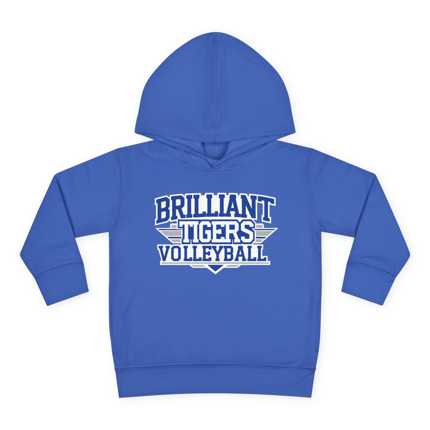 Toddler Hoodie Sweatshirt \ Brilliant Tigers Volleyball \ BTV2