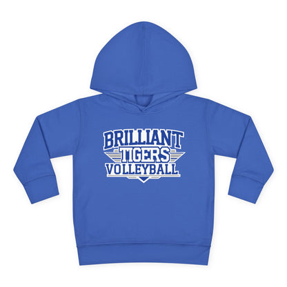 Toddler Hoodie Sweatshirt \ Brilliant Tigers Volleyball \ BTV2