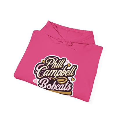 Adult Hoodie Sweatshirt \ Phill Campbell Bobcats \ PCBG1