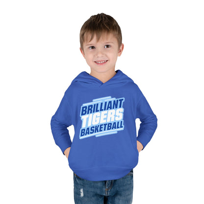 Toddler Hoodie Sweatshirt \ Brilliant Tigers Basketball \ BTBK2