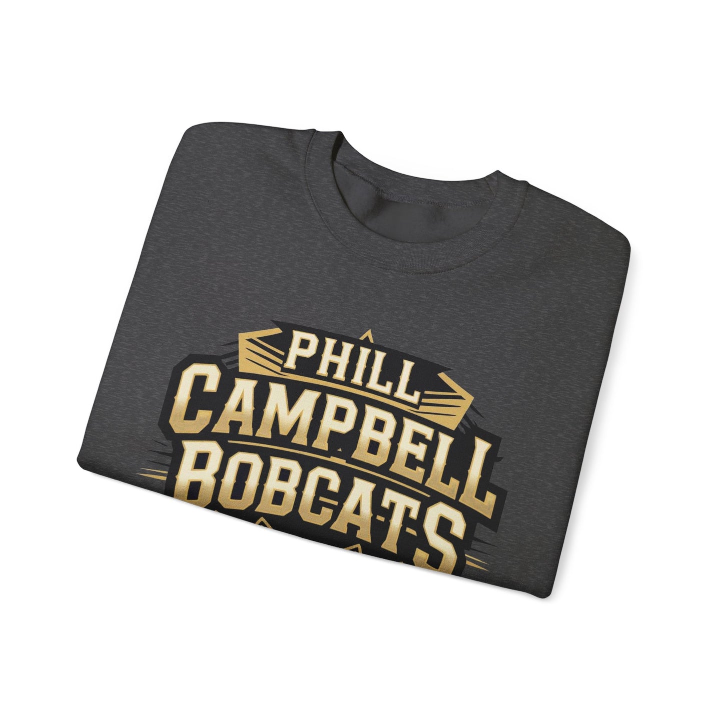Adult Crewneck Sweatshirt \ Phill Campbell Bobcats \ PCB1