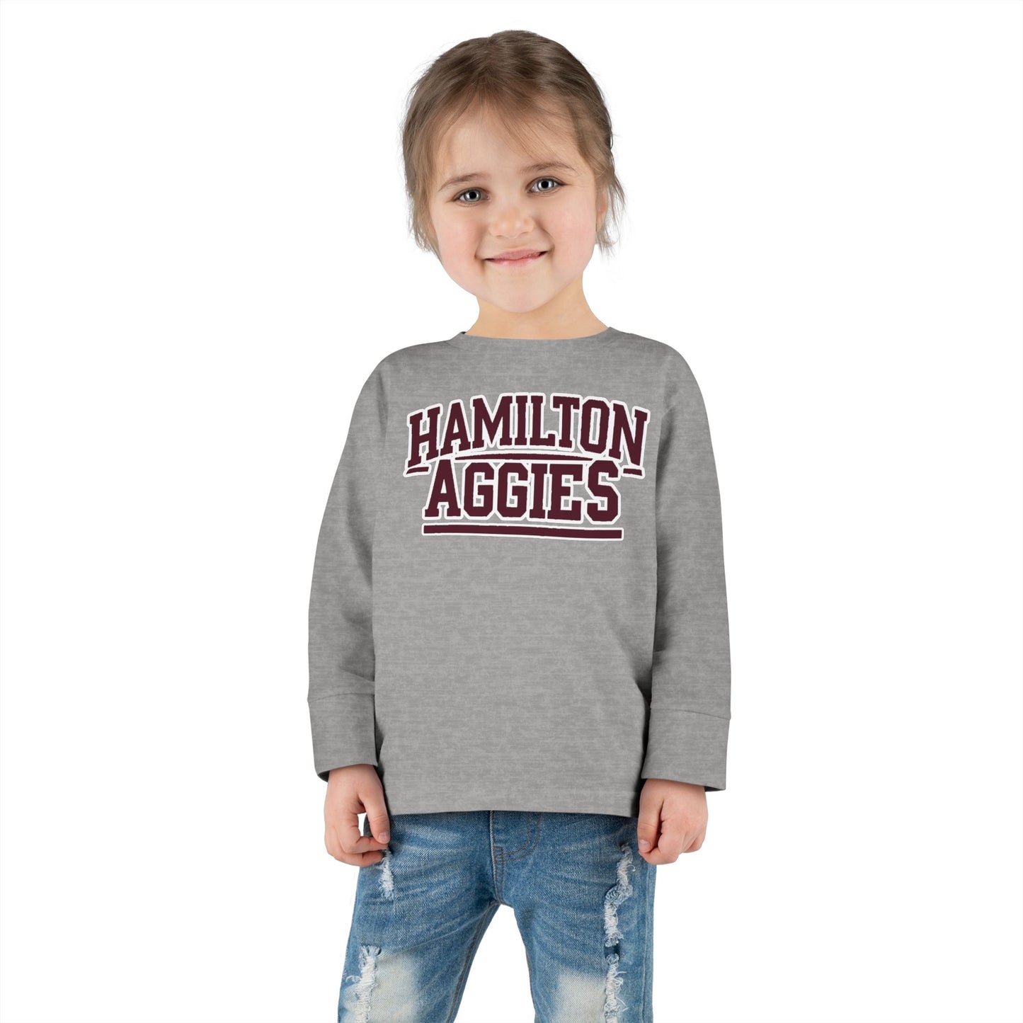 Toddler Long Sleeve Tee \ Hamilton Aggies \ HA2