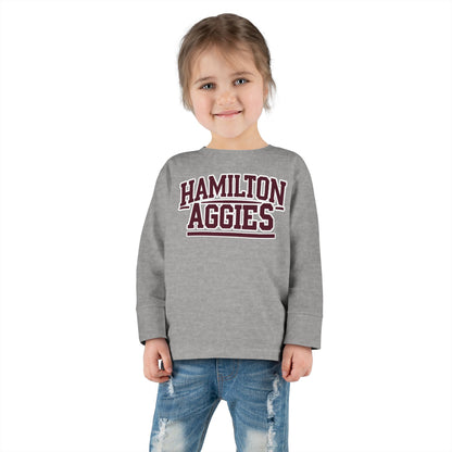 Toddler Long Sleeve Tee \ Hamilton Aggies \ HA2