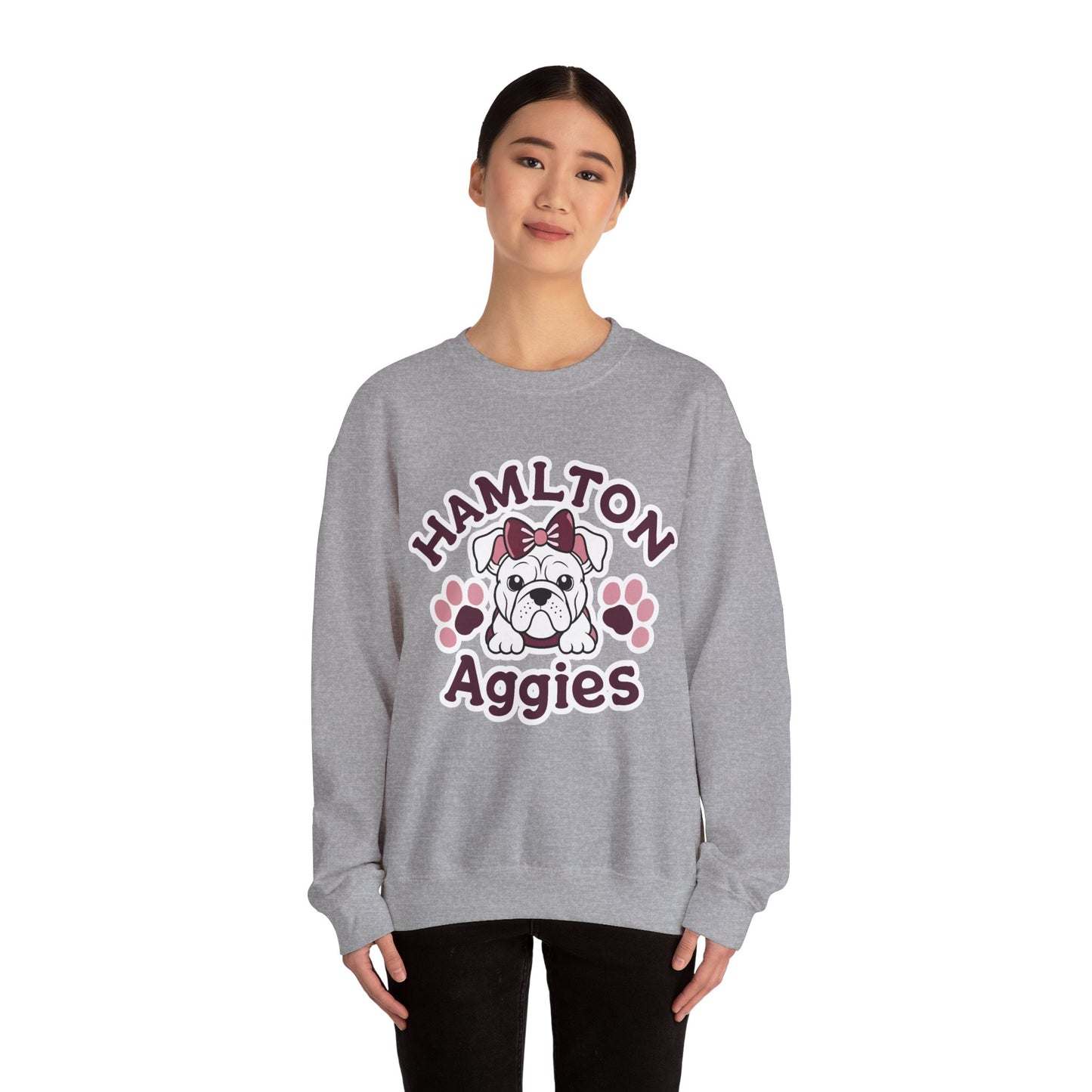 Adult Crewneck Sweatshirt \ Hamilton Aggies \ HAG3