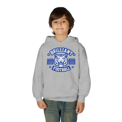 Youth Hoodie Sweatshirt \ Brilliant Tigers Football \ BTF2