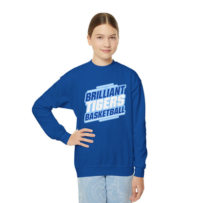 Youth Crewneck Sweatshirt \ Brilliant Tigers Basketball \ BTBK2