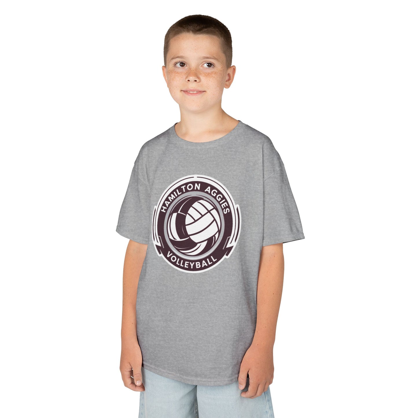 Youth Tee \ Hamilton Aggies Volleyball \ HAV1