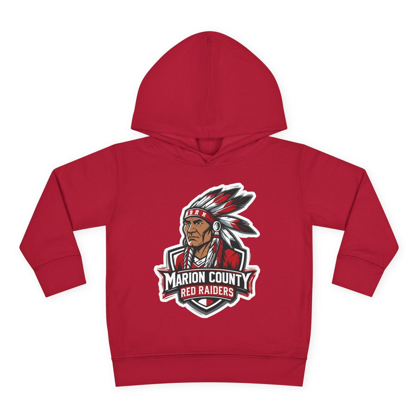 Toddler Hoodie Sweatshirt \ Marion County Red Raiders \ MC2