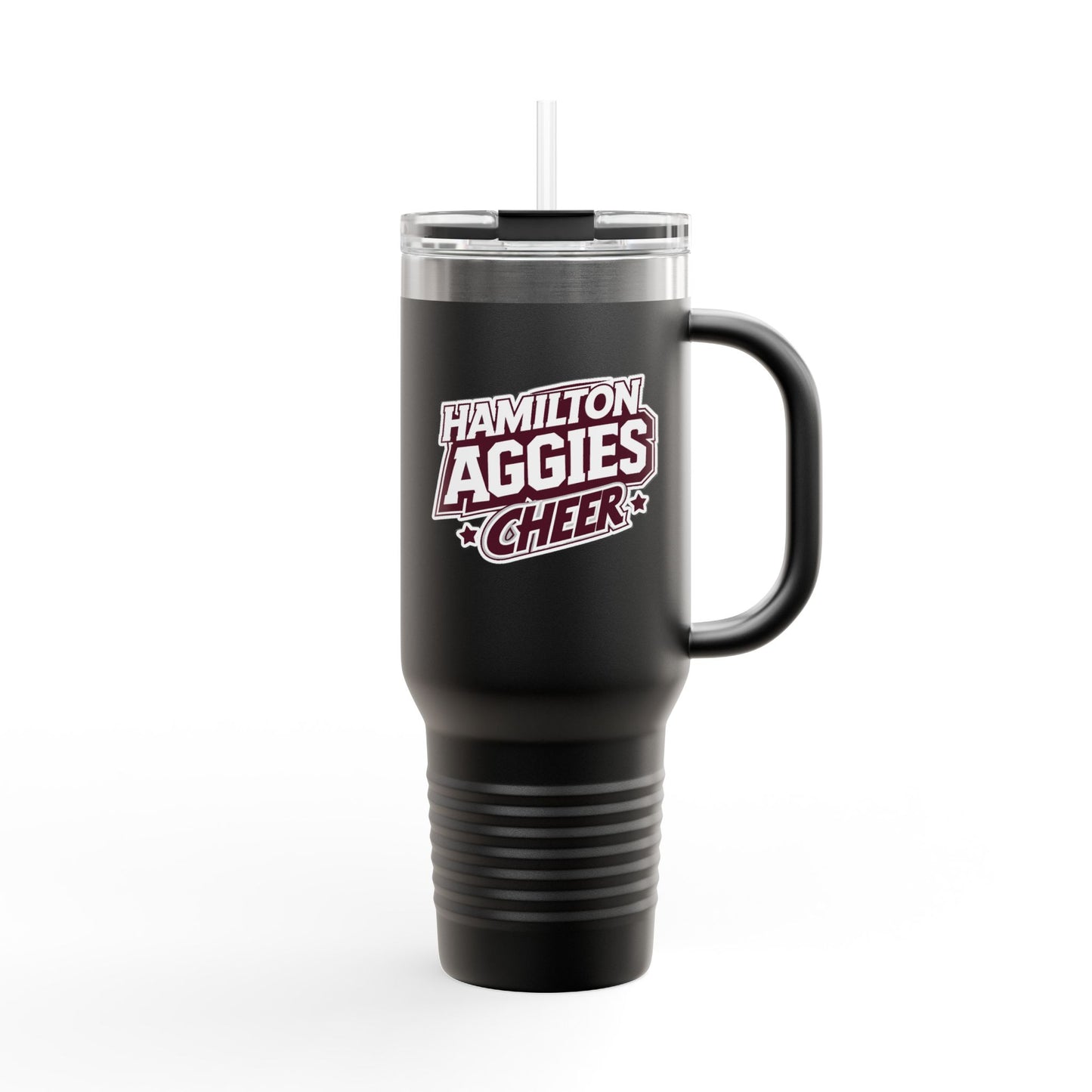 40oz Insulated Tumbler \ Hamilton Aggies Cheer \ HAC1