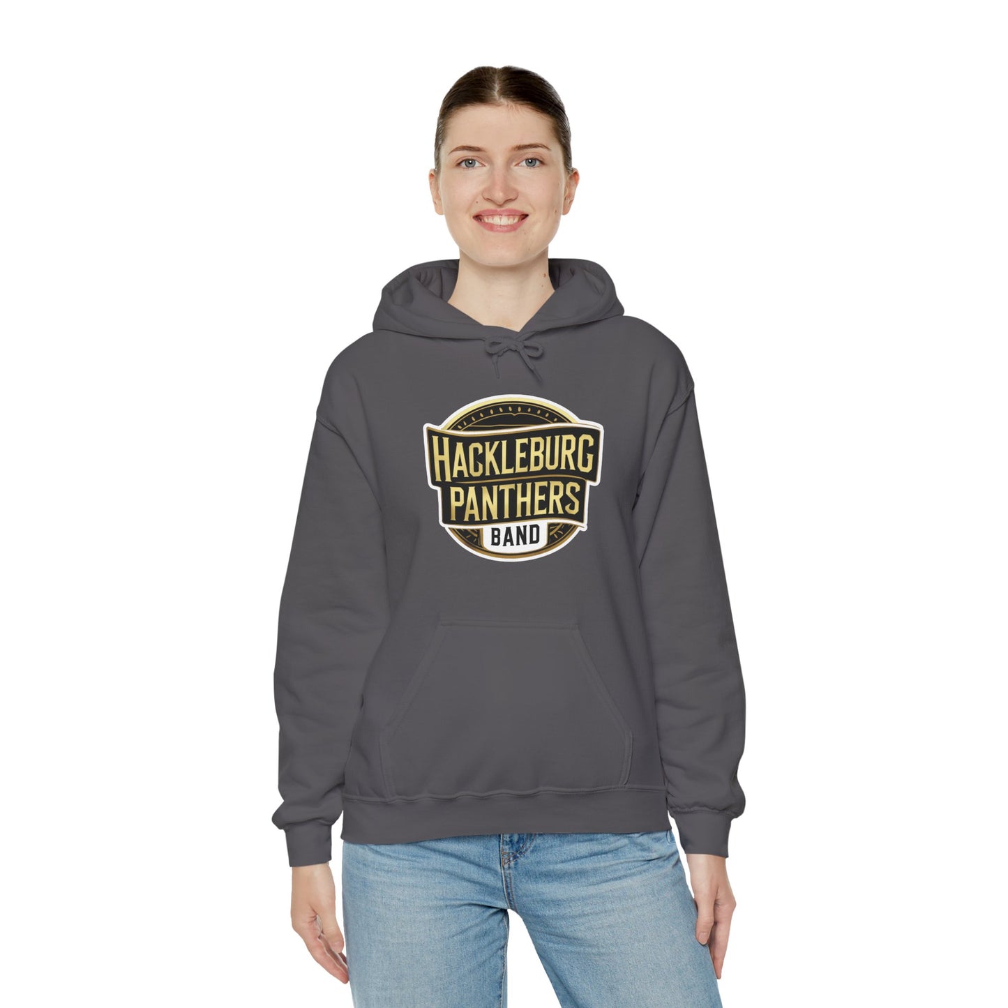 Adult Hoodie Sweatshirt \ Hackleburg Panthers Band \ HPB2